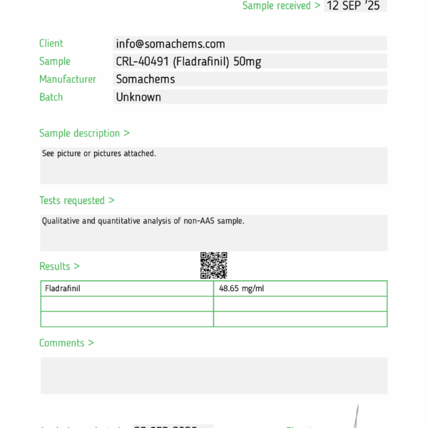 CRL-40491 (FLADRAFINIL) - Image 2